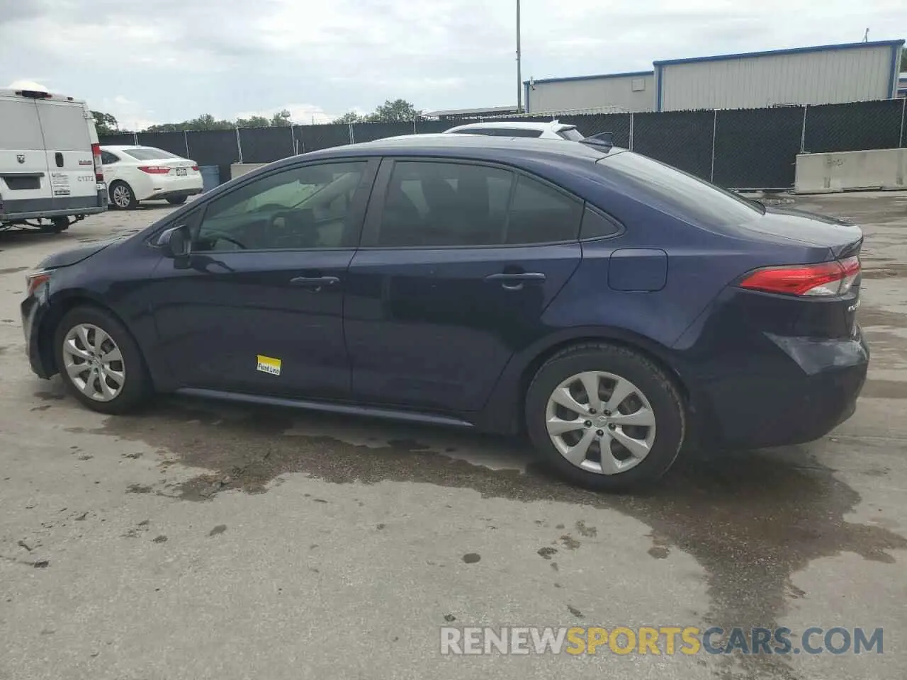 2 Photograph of a damaged car JTDEPRAE9LJ110740 TOYOTA COROLLA 2020