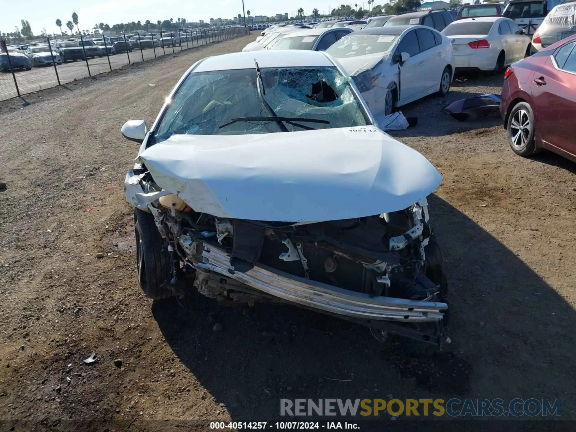 13 Photograph of a damaged car JTDEPRAE9LJ110804 TOYOTA COROLLA 2020
