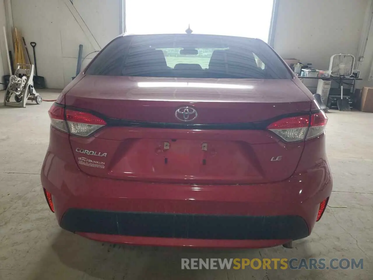 6 Photograph of a damaged car JTDEPRAE9LJ111435 TOYOTA COROLLA 2020