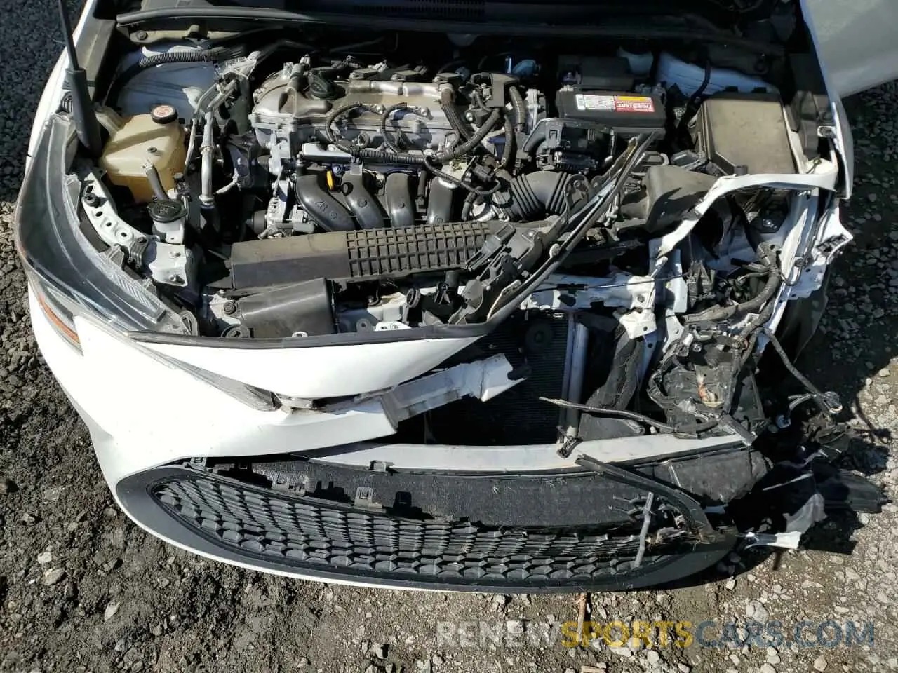 12 Photograph of a damaged car JTDEPRAE9LJ115405 TOYOTA COROLLA 2020