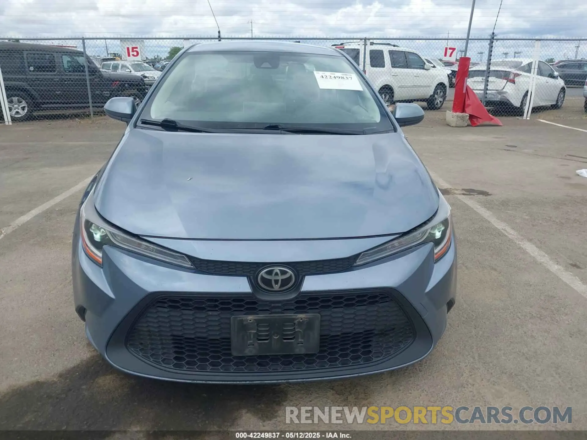 12 Photograph of a damaged car JTDEPRAE9LJ116683 TOYOTA COROLLA 2020