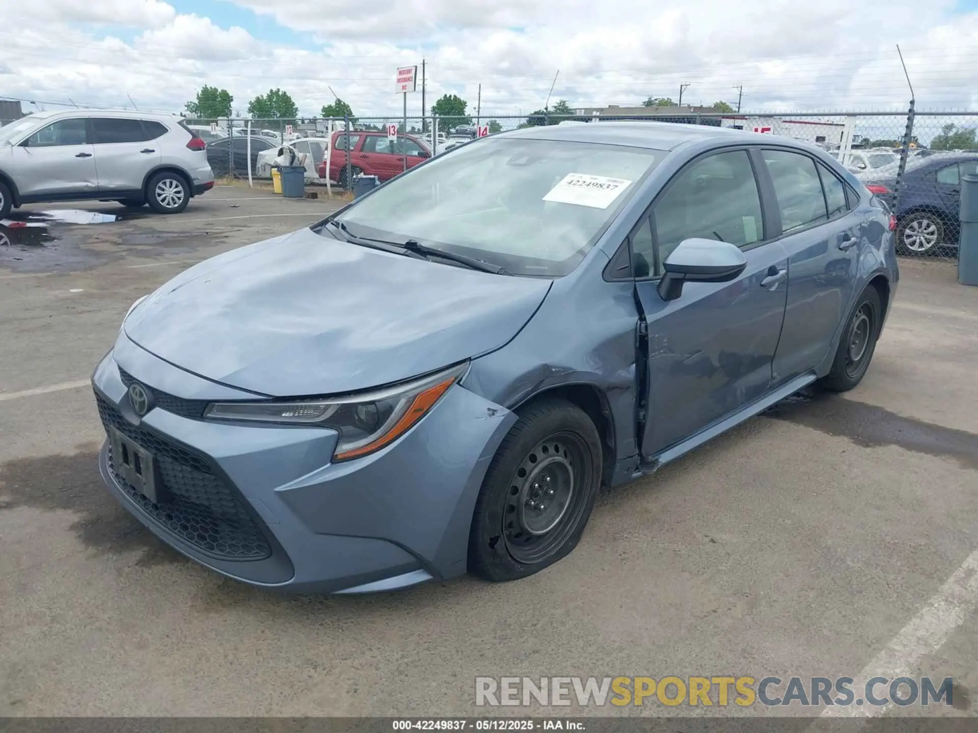 6 Photograph of a damaged car JTDEPRAE9LJ116683 TOYOTA COROLLA 2020