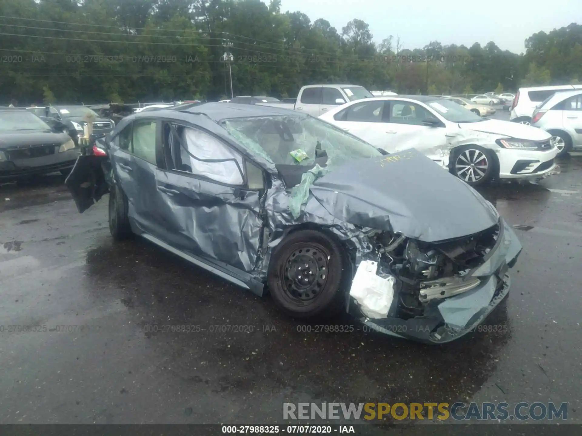 1 Photograph of a damaged car JTDEPRAEXLJ001204 TOYOTA COROLLA 2020