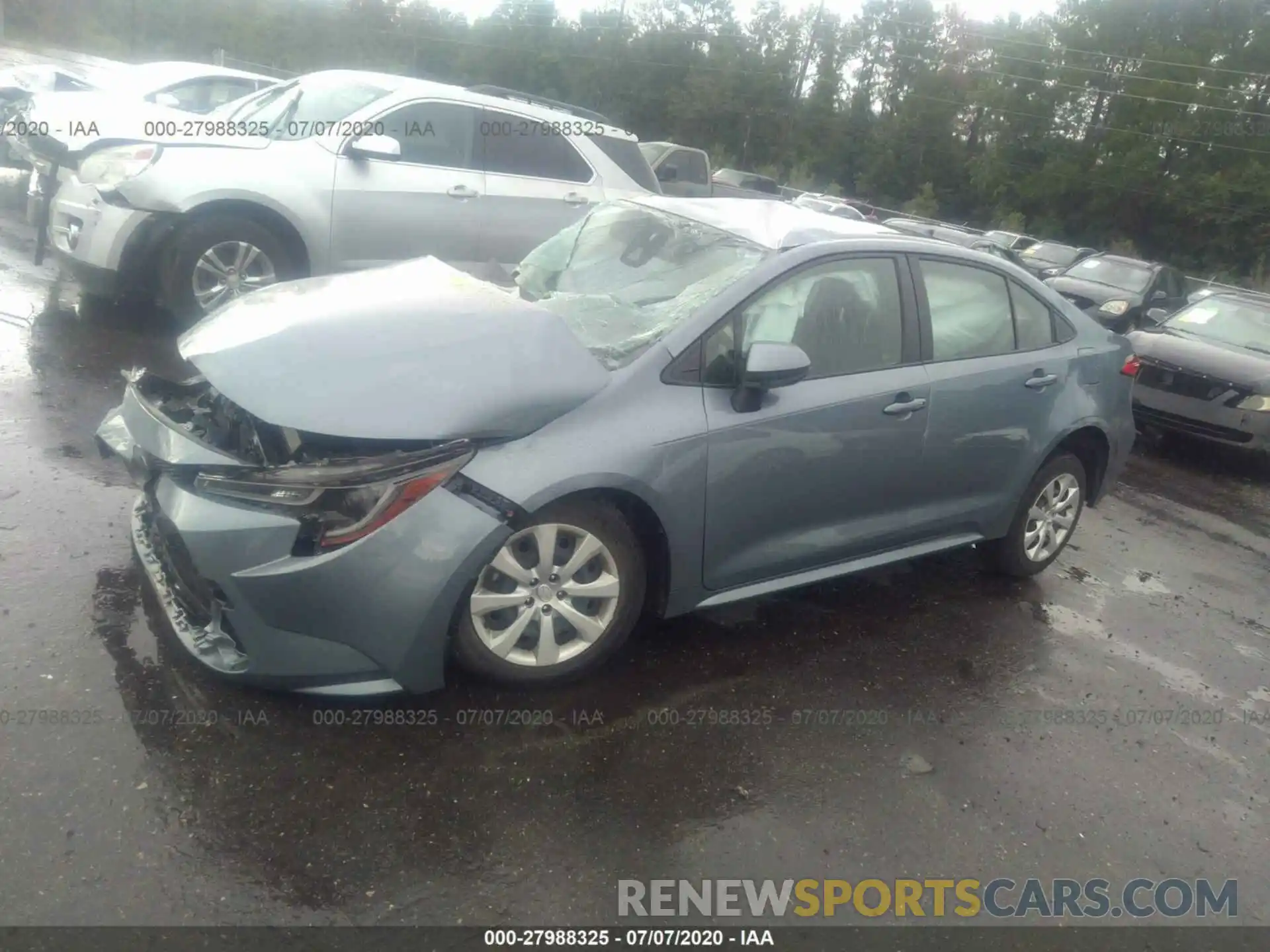 2 Photograph of a damaged car JTDEPRAEXLJ001204 TOYOTA COROLLA 2020