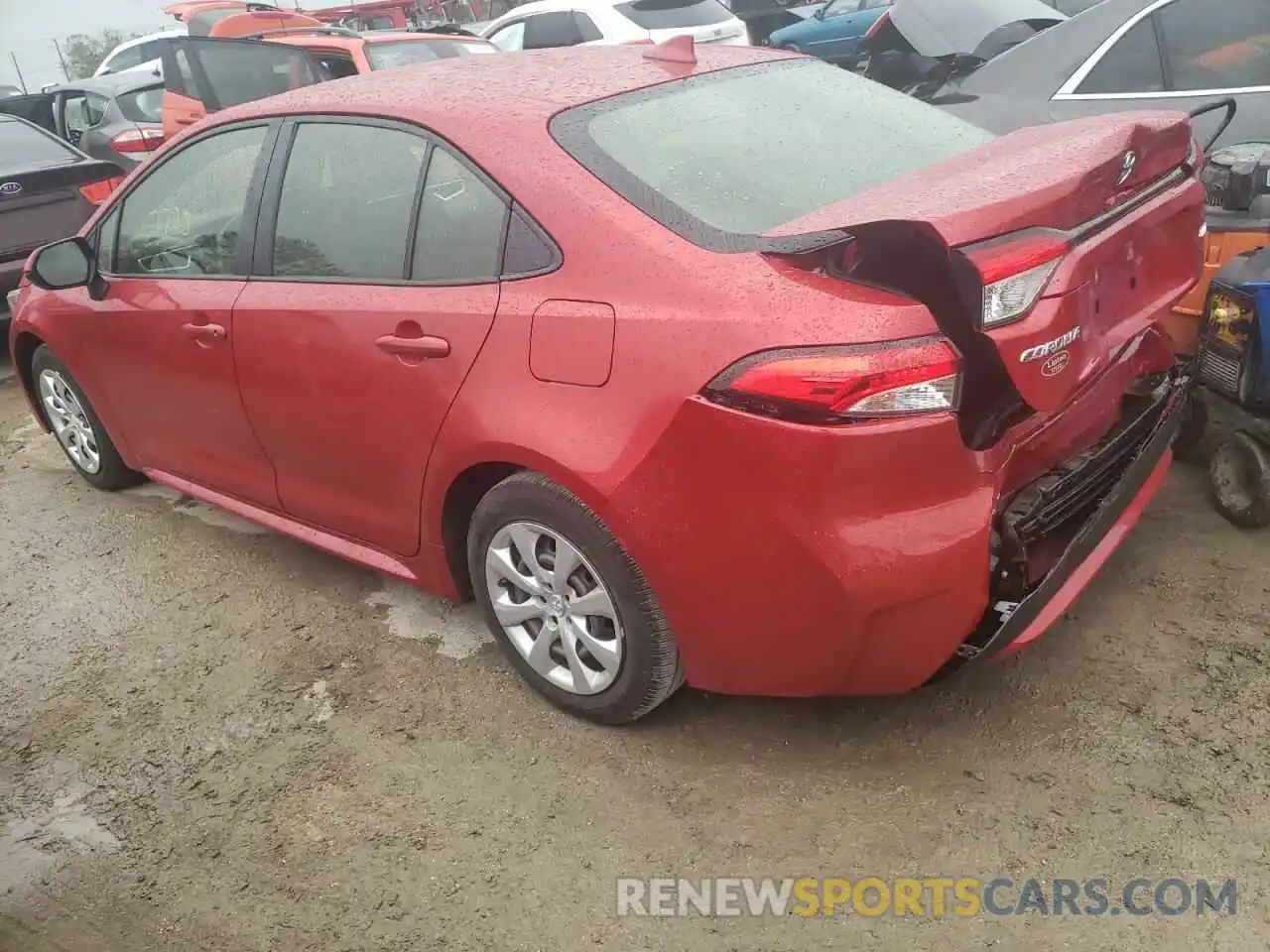 2 Photograph of a damaged car JTDEPRAEXLJ001560 TOYOTA COROLLA 2020