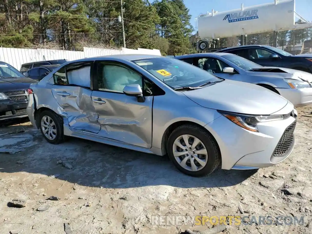 4 Photograph of a damaged car JTDEPRAEXLJ002269 TOYOTA COROLLA 2020