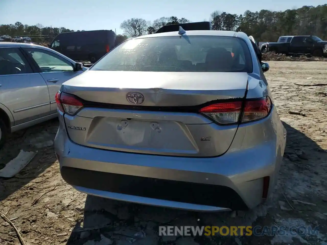 6 Photograph of a damaged car JTDEPRAEXLJ002269 TOYOTA COROLLA 2020