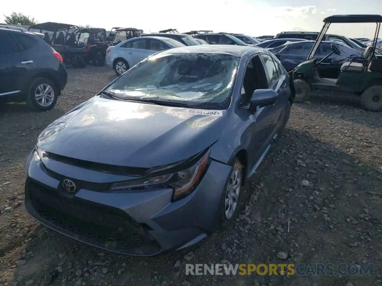 9 Photograph of a damaged car JTDEPRAEXLJ003079 TOYOTA COROLLA 2020