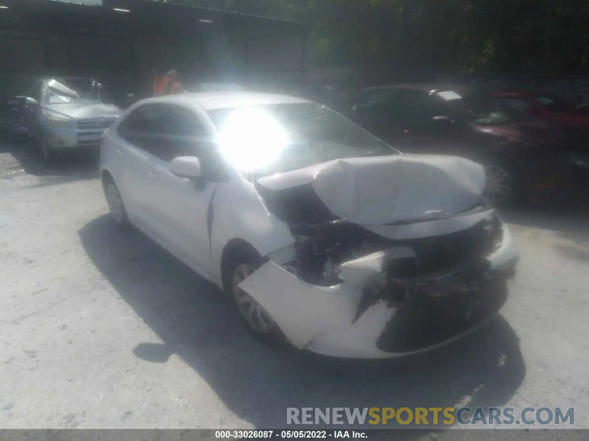 1 Photograph of a damaged car JTDEPRAEXLJ003826 TOYOTA COROLLA 2020