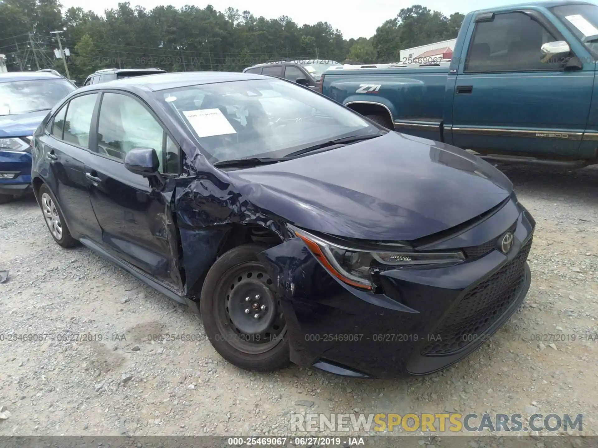 1 Photograph of a damaged car JTDEPRAEXLJ005396 TOYOTA COROLLA 2020