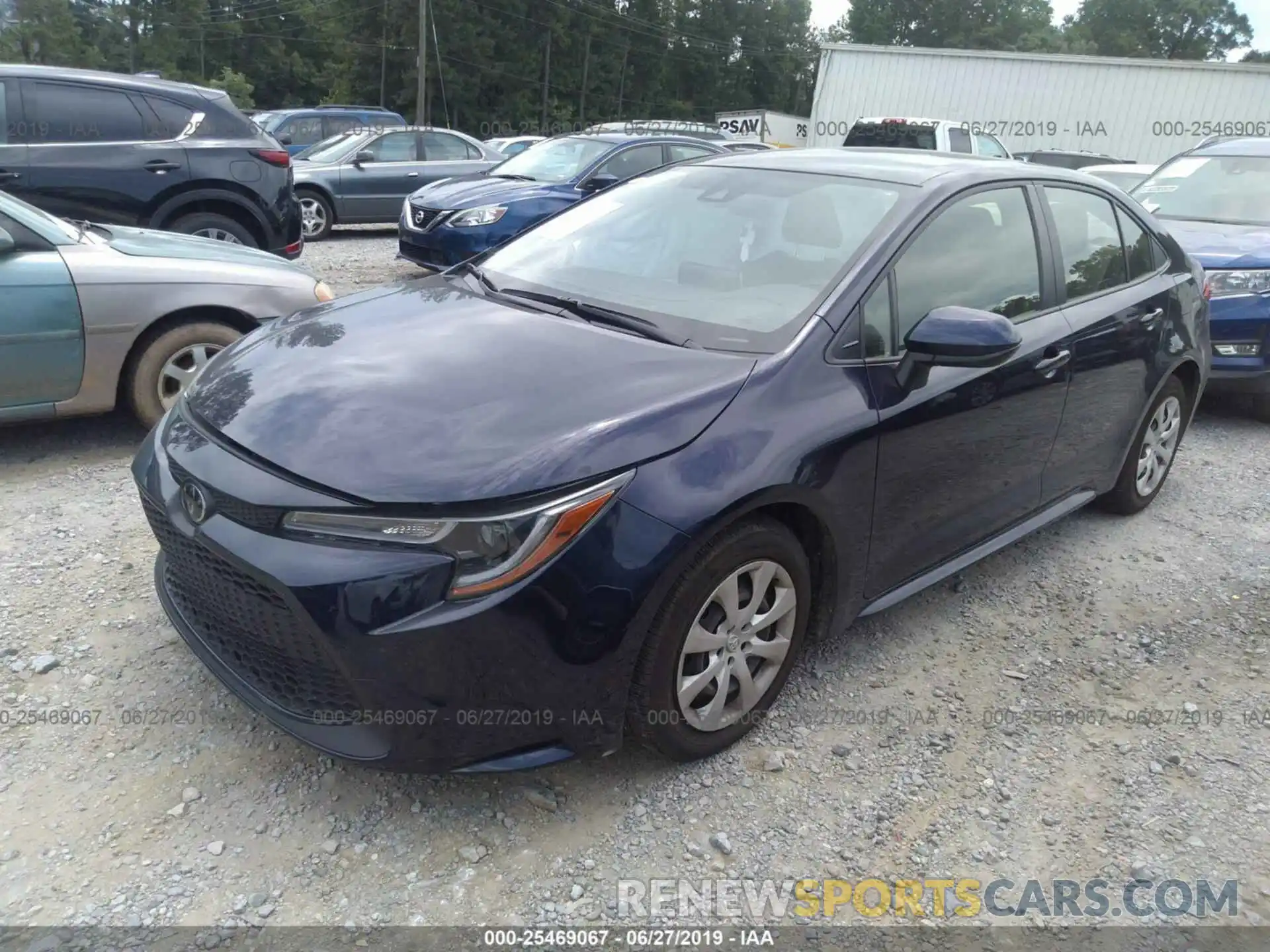 2 Photograph of a damaged car JTDEPRAEXLJ005396 TOYOTA COROLLA 2020