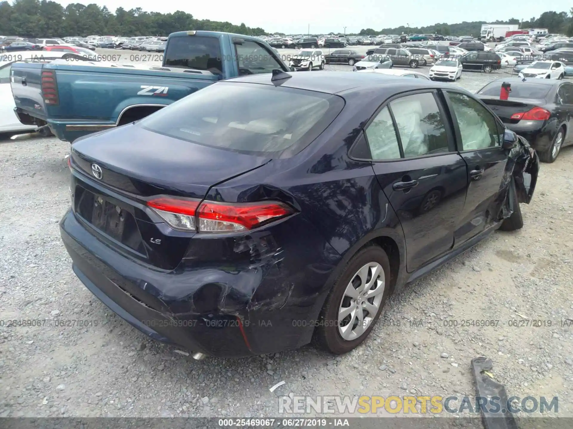 4 Photograph of a damaged car JTDEPRAEXLJ005396 TOYOTA COROLLA 2020