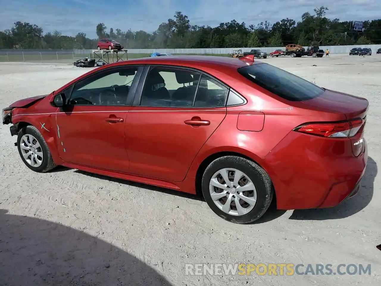 2 Photograph of a damaged car JTDEPRAEXLJ005415 TOYOTA COROLLA 2020