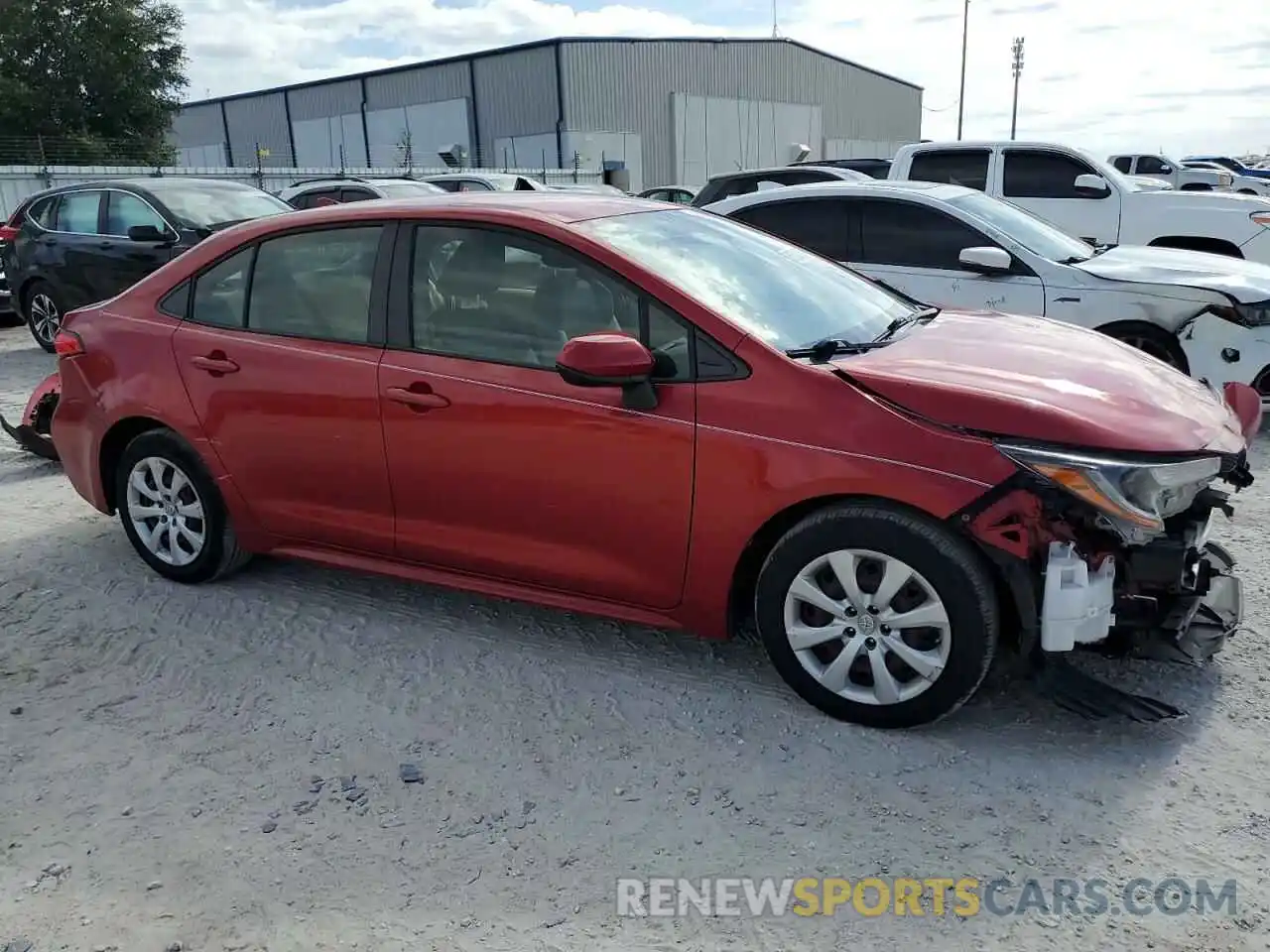 4 Photograph of a damaged car JTDEPRAEXLJ005415 TOYOTA COROLLA 2020