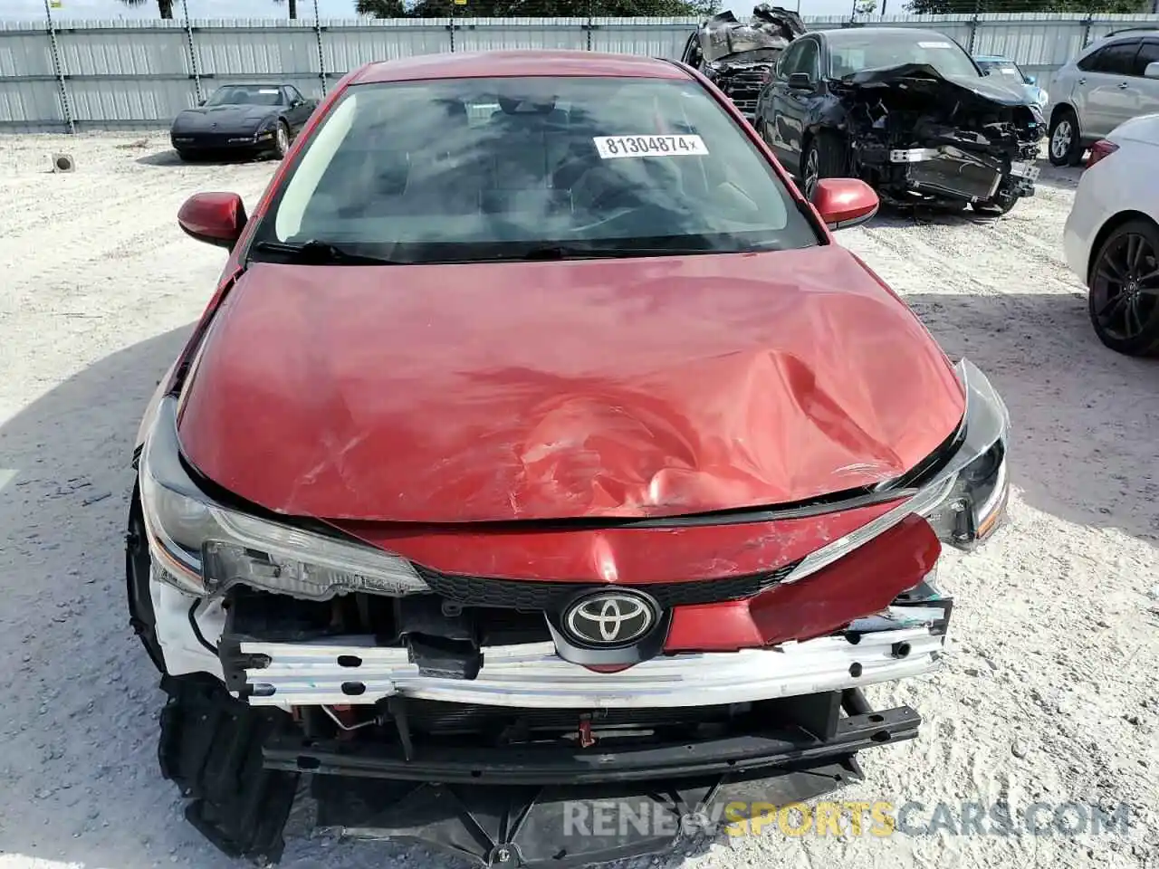 5 Photograph of a damaged car JTDEPRAEXLJ005415 TOYOTA COROLLA 2020