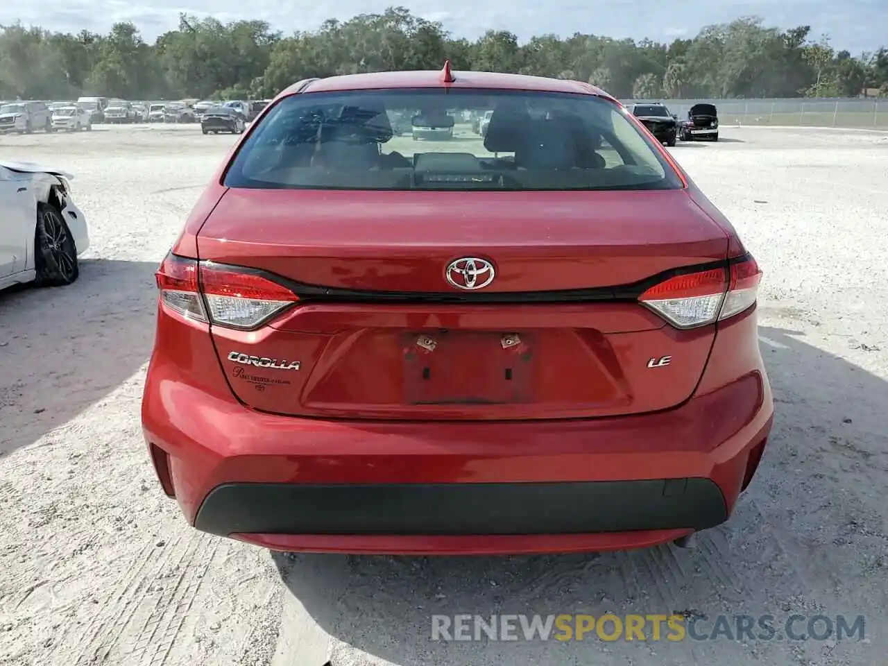 6 Photograph of a damaged car JTDEPRAEXLJ005415 TOYOTA COROLLA 2020