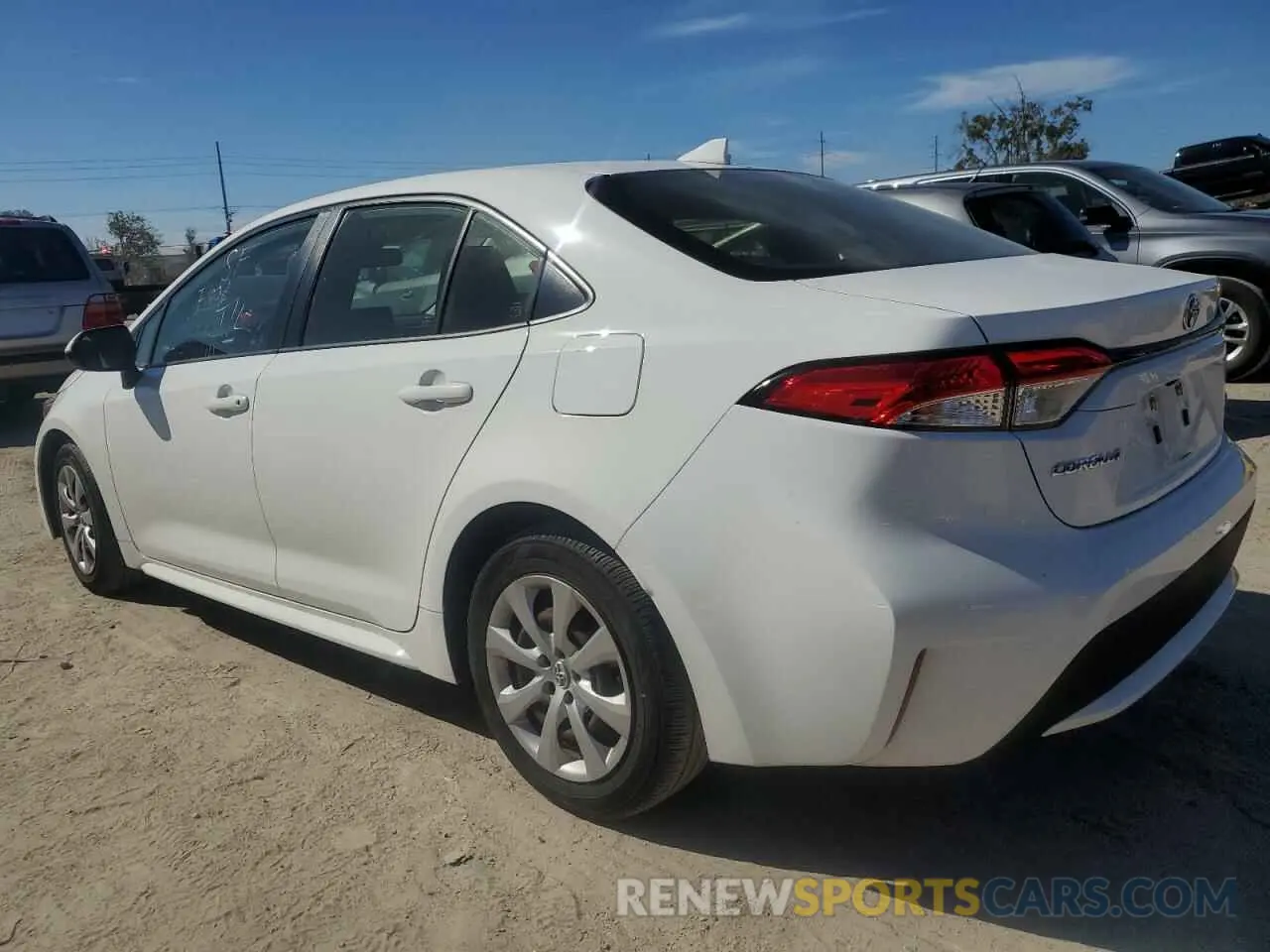2 Photograph of a damaged car JTDEPRAEXLJ007617 TOYOTA COROLLA 2020