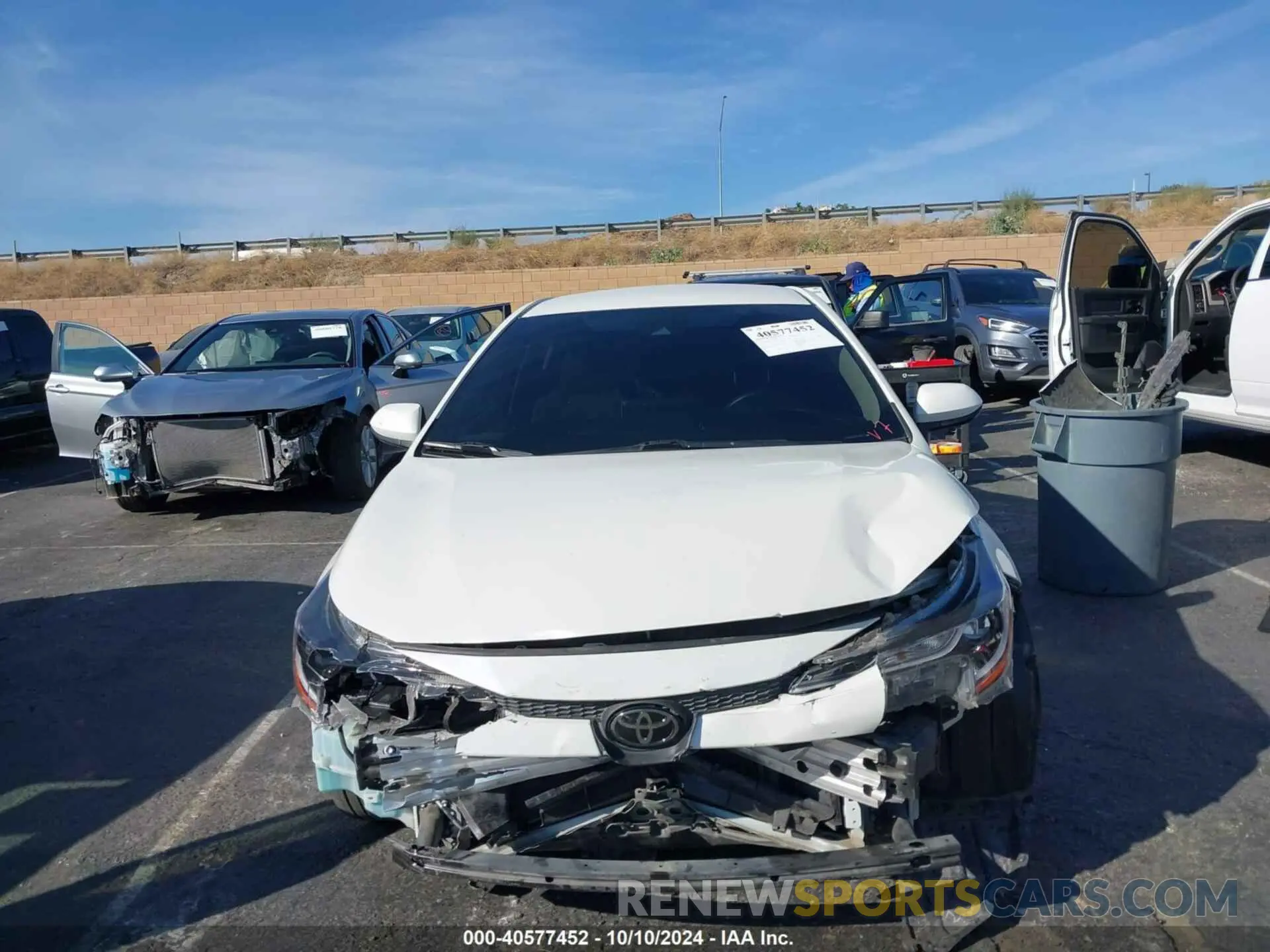 12 Photograph of a damaged car JTDEPRAEXLJ008167 TOYOTA COROLLA 2020