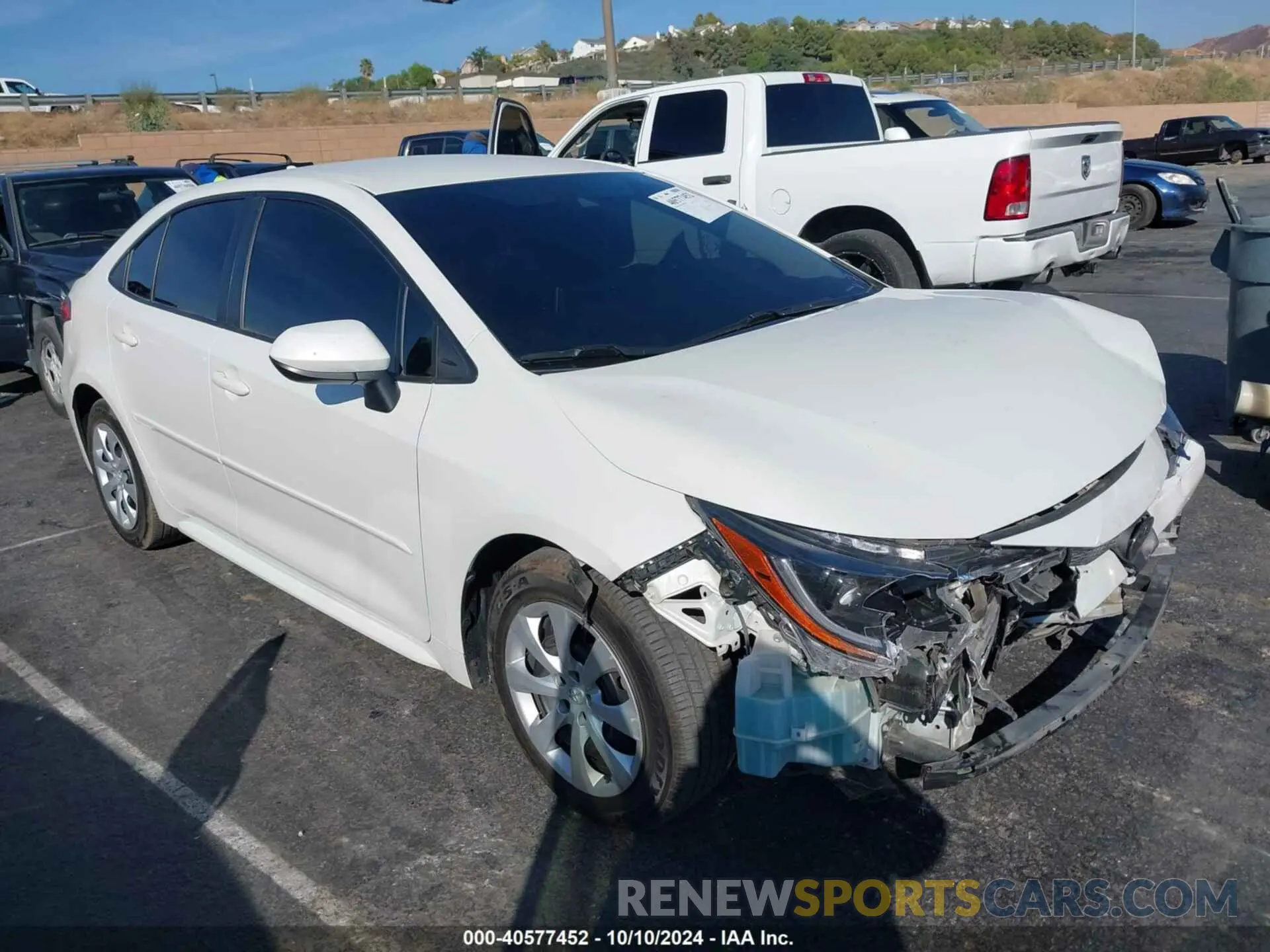 13 Photograph of a damaged car JTDEPRAEXLJ008167 TOYOTA COROLLA 2020