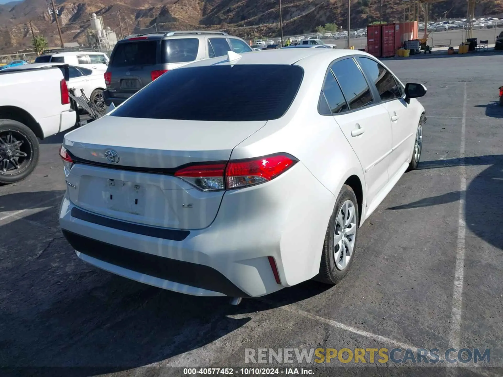 4 Photograph of a damaged car JTDEPRAEXLJ008167 TOYOTA COROLLA 2020