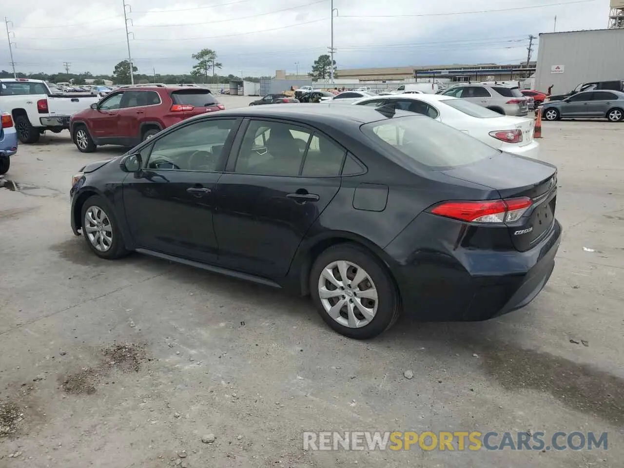 2 Photograph of a damaged car JTDEPRAEXLJ008993 TOYOTA COROLLA 2020