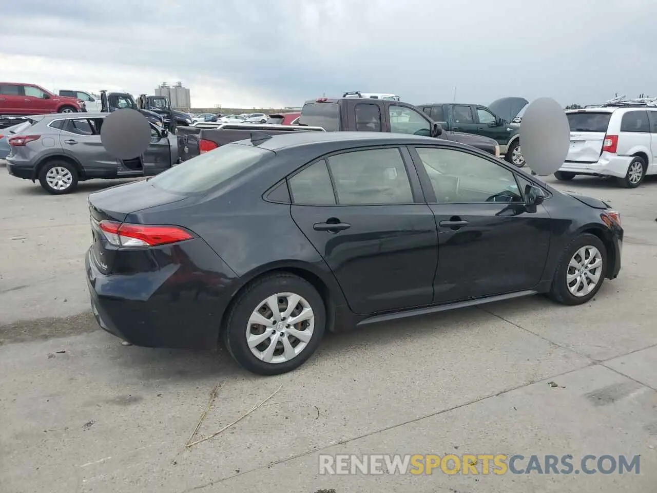 3 Photograph of a damaged car JTDEPRAEXLJ008993 TOYOTA COROLLA 2020