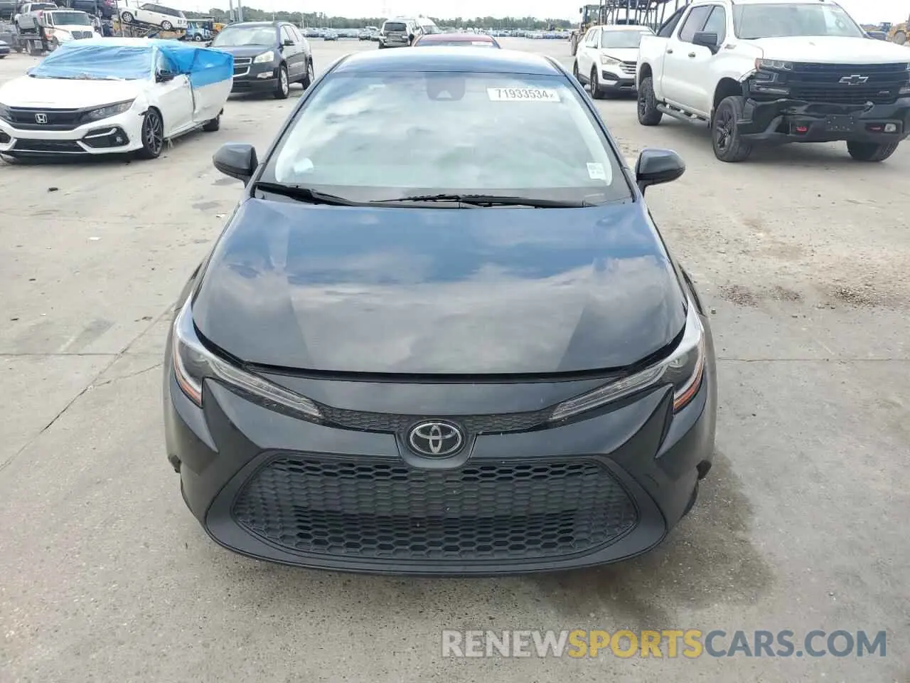 5 Photograph of a damaged car JTDEPRAEXLJ008993 TOYOTA COROLLA 2020
