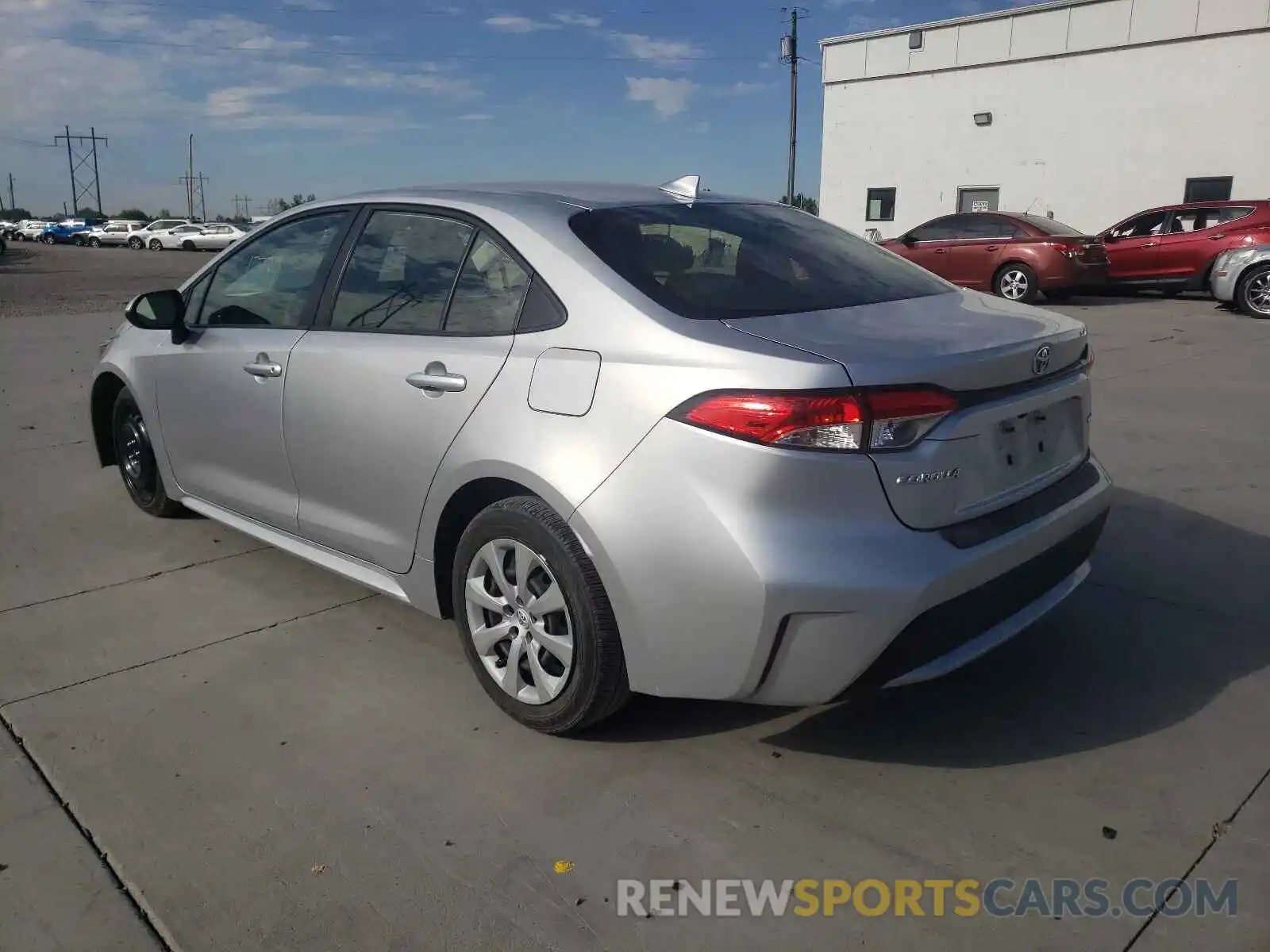 3 Photograph of a damaged car JTDEPRAEXLJ009240 TOYOTA COROLLA 2020