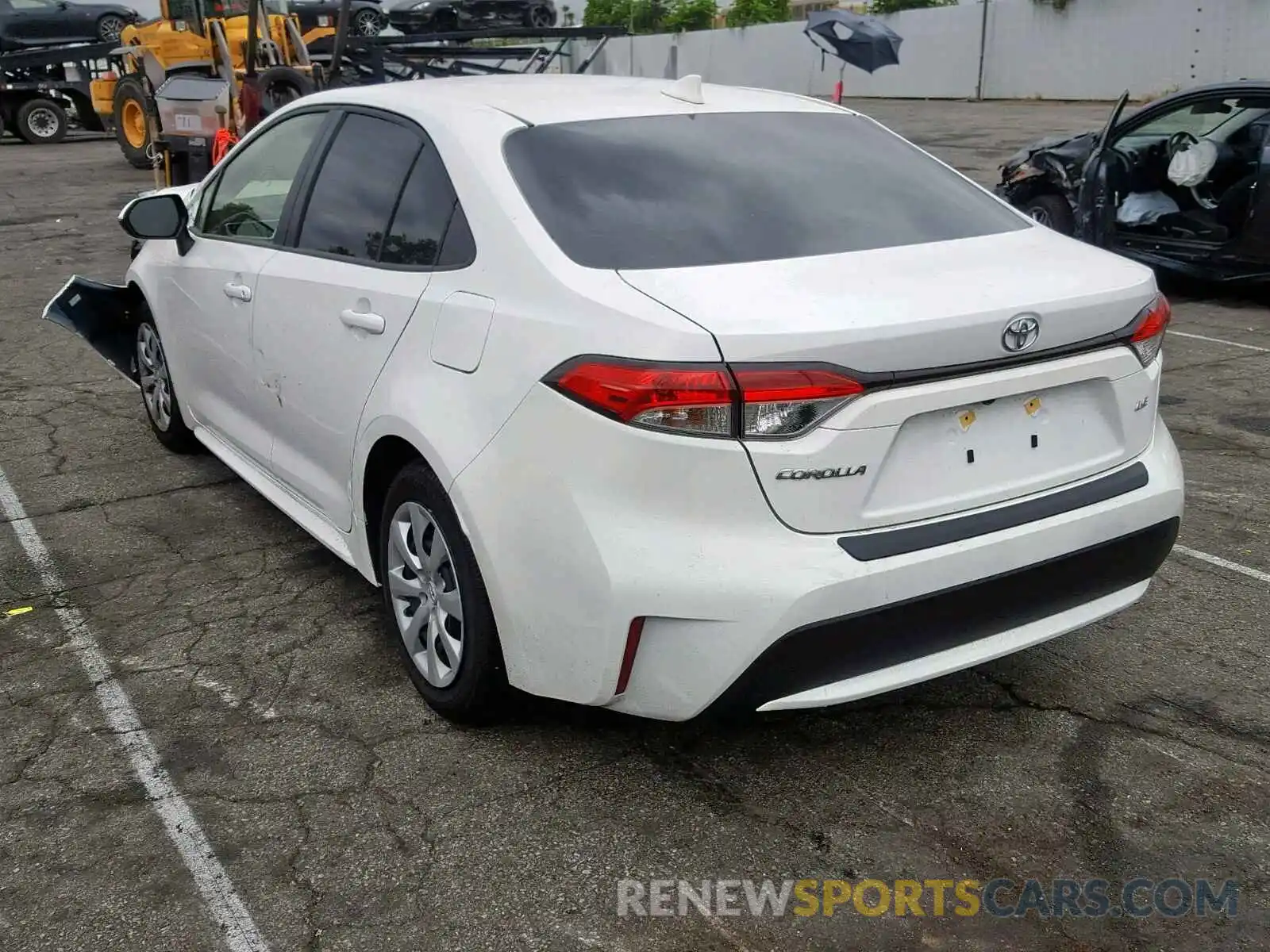 3 Photograph of a damaged car JTDEPRAEXLJ011733 TOYOTA COROLLA 2020