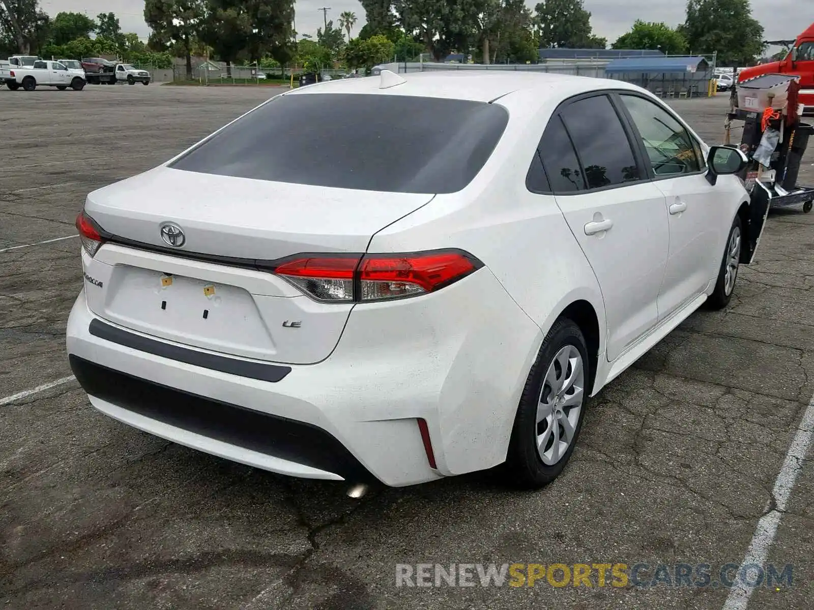 4 Photograph of a damaged car JTDEPRAEXLJ011733 TOYOTA COROLLA 2020