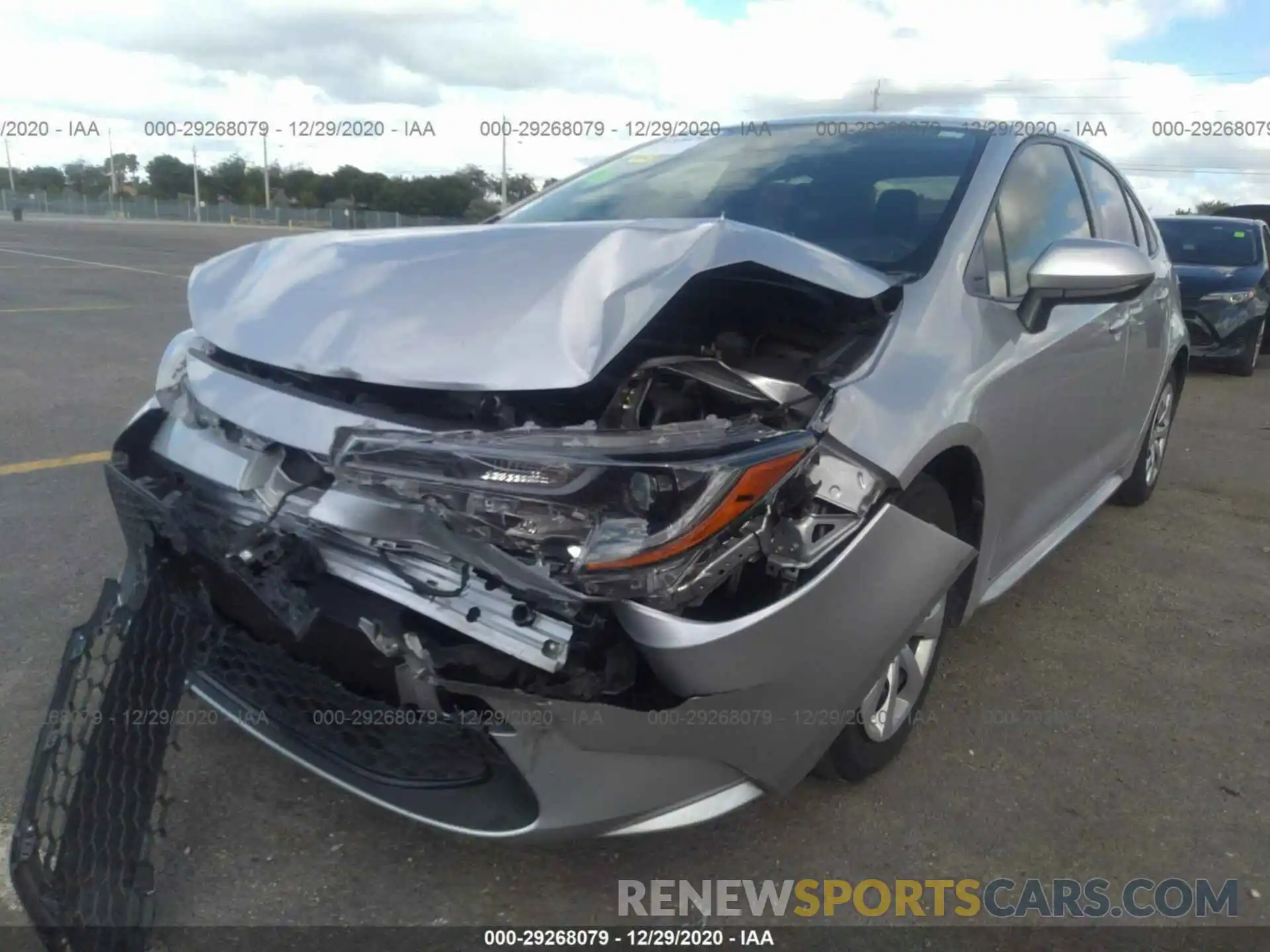 6 Photograph of a damaged car JTDEPRAEXLJ012123 TOYOTA COROLLA 2020