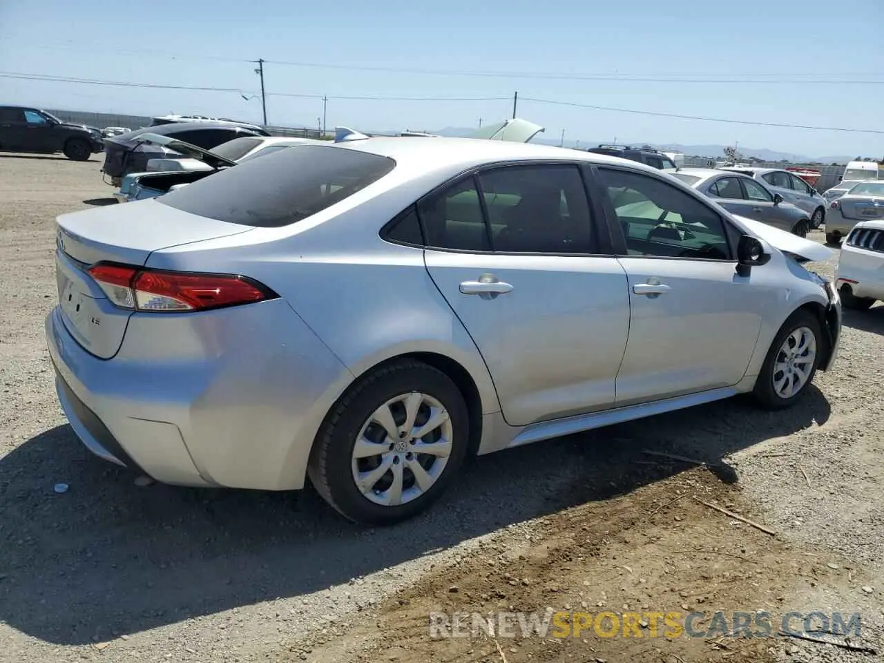 3 Photograph of a damaged car JTDEPRAEXLJ012896 TOYOTA COROLLA 2020