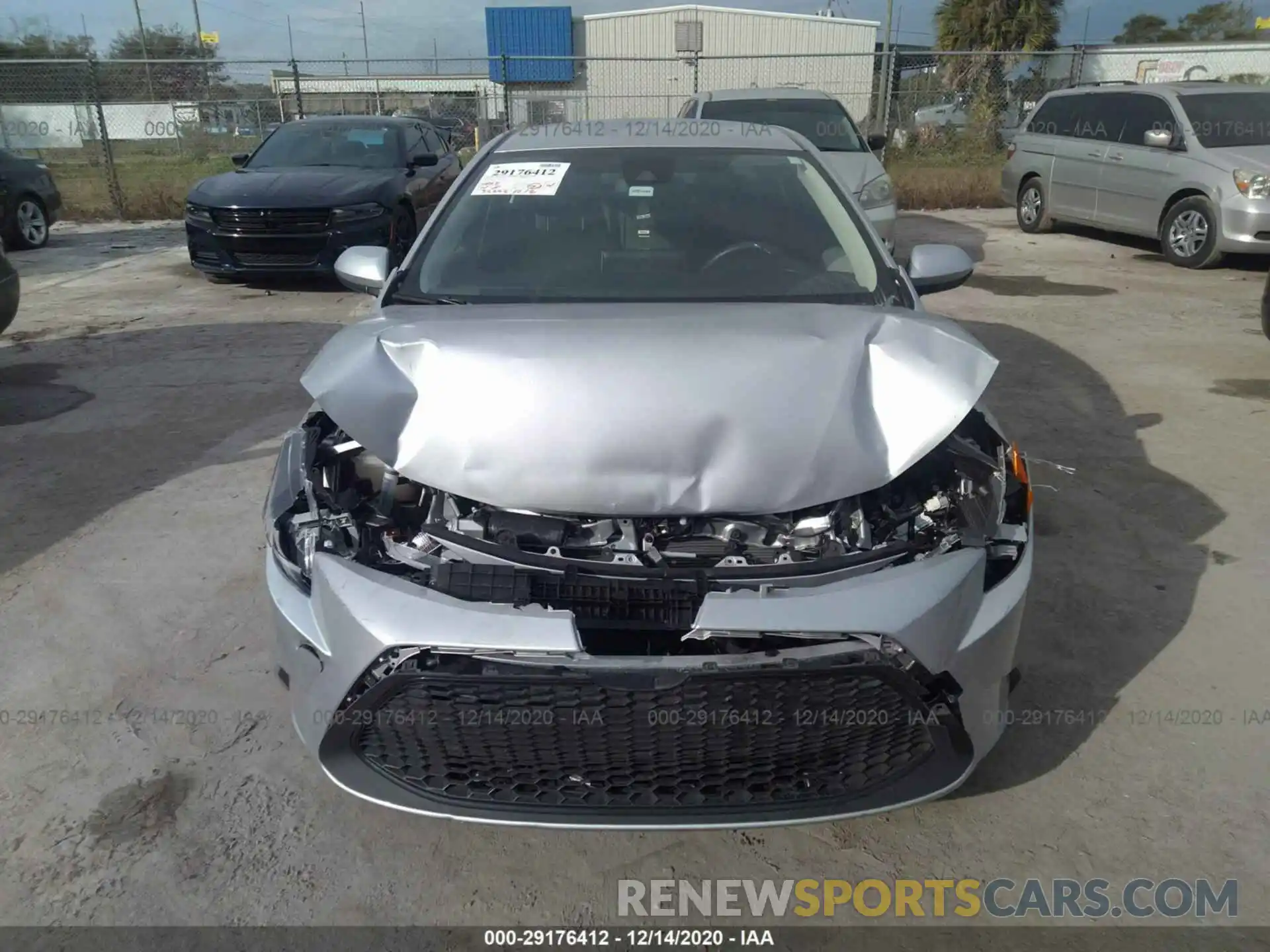 6 Photograph of a damaged car JTDEPRAEXLJ014597 TOYOTA COROLLA 2020