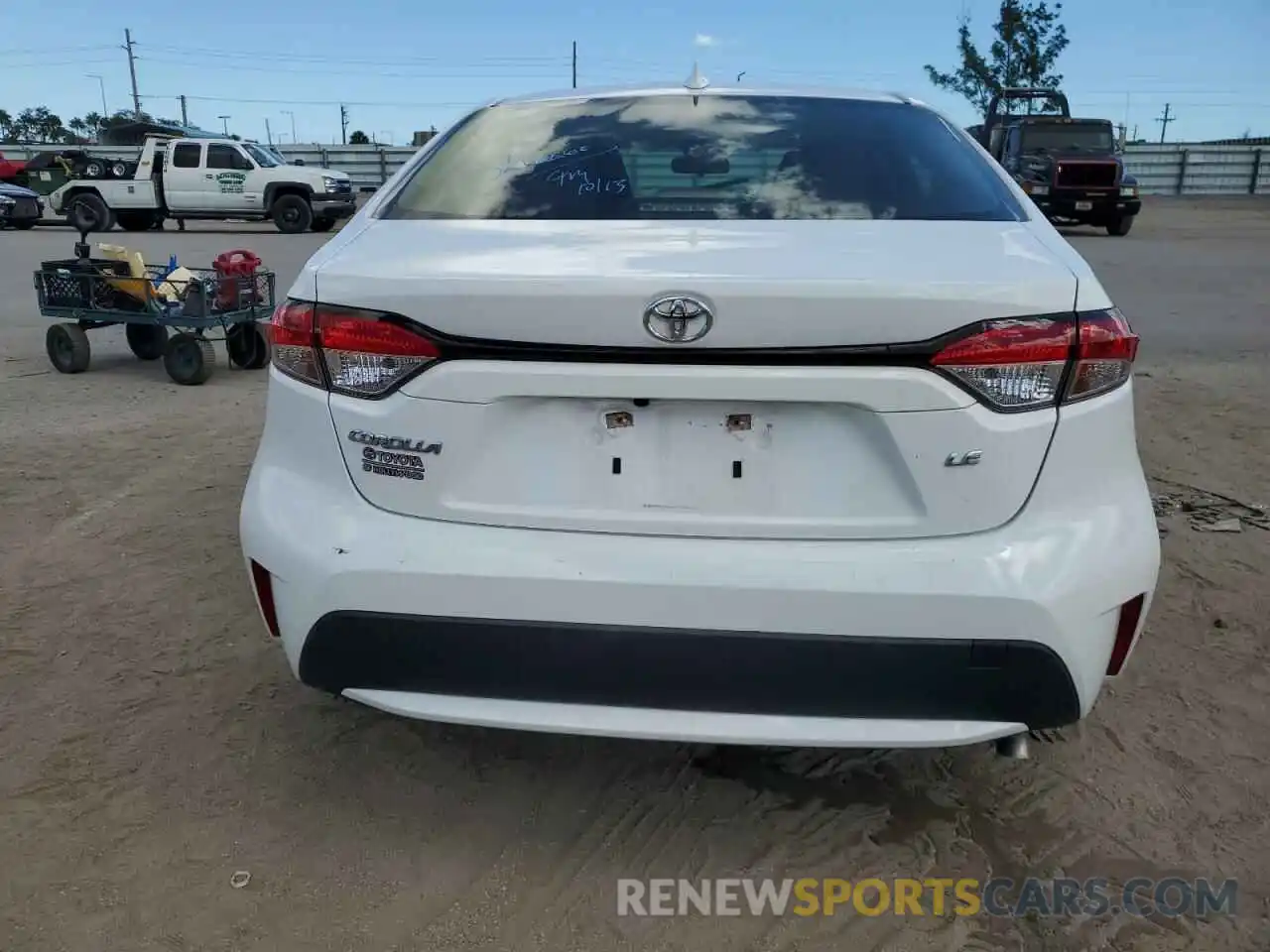 6 Photograph of a damaged car JTDEPRAEXLJ015362 TOYOTA COROLLA 2020