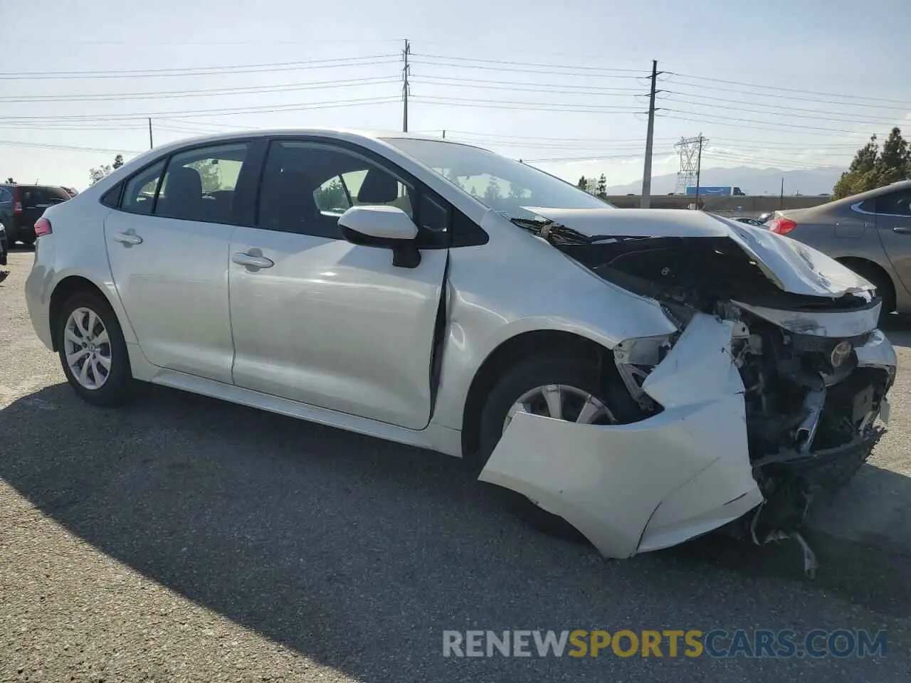 4 Photograph of a damaged car JTDEPRAEXLJ015488 TOYOTA COROLLA 2020