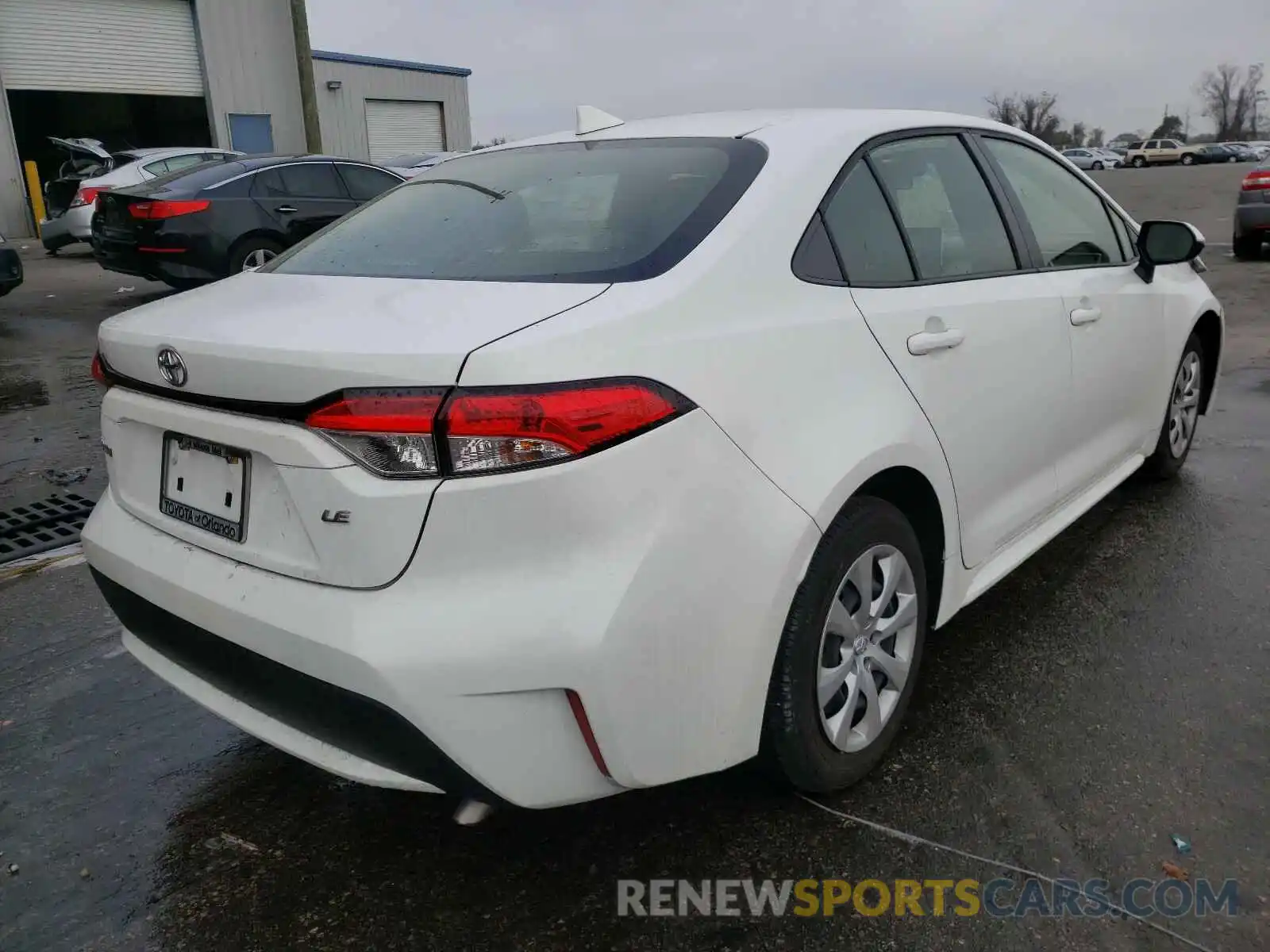 4 Photograph of a damaged car JTDEPRAEXLJ016821 TOYOTA COROLLA 2020