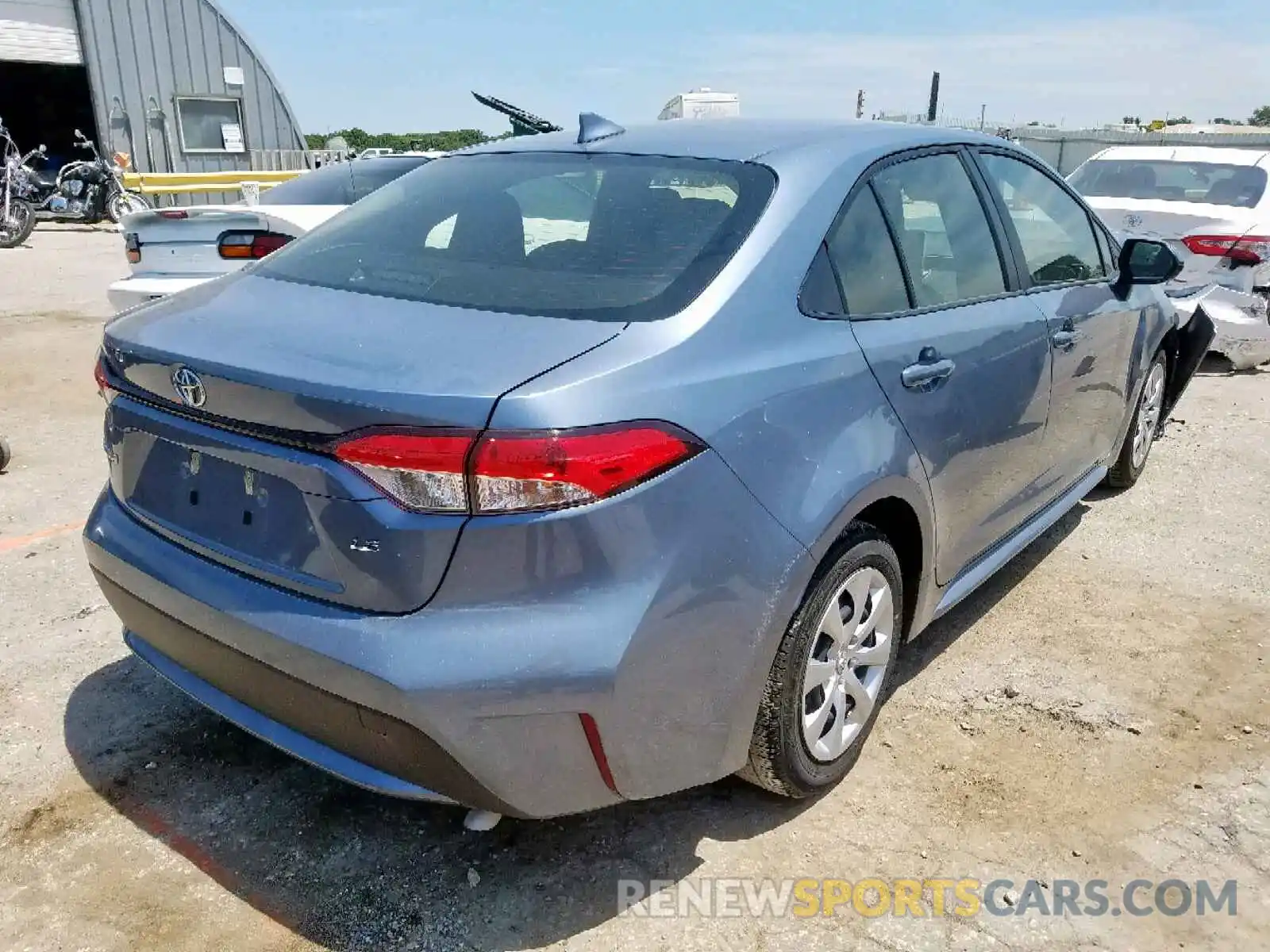 4 Photograph of a damaged car JTDEPRAEXLJ020514 TOYOTA COROLLA 2020