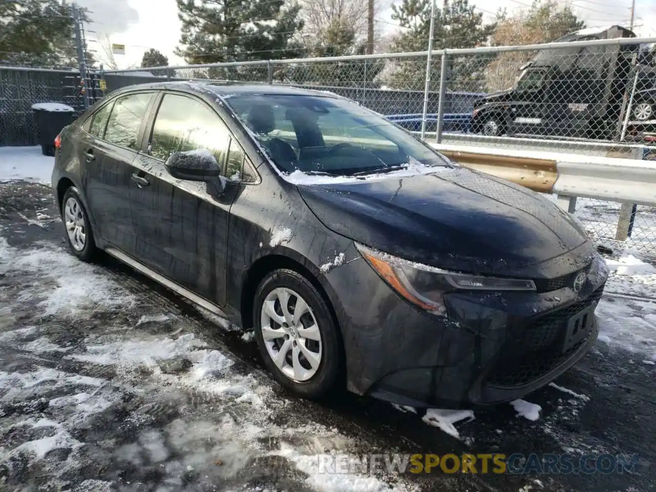 1 Photograph of a damaged car JTDEPRAEXLJ020562 TOYOTA COROLLA 2020