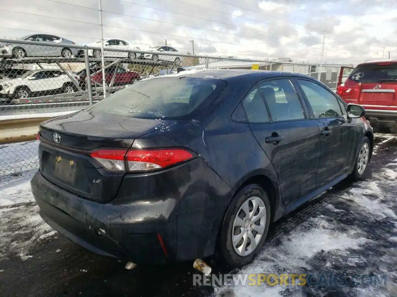 4 Photograph of a damaged car JTDEPRAEXLJ020562 TOYOTA COROLLA 2020