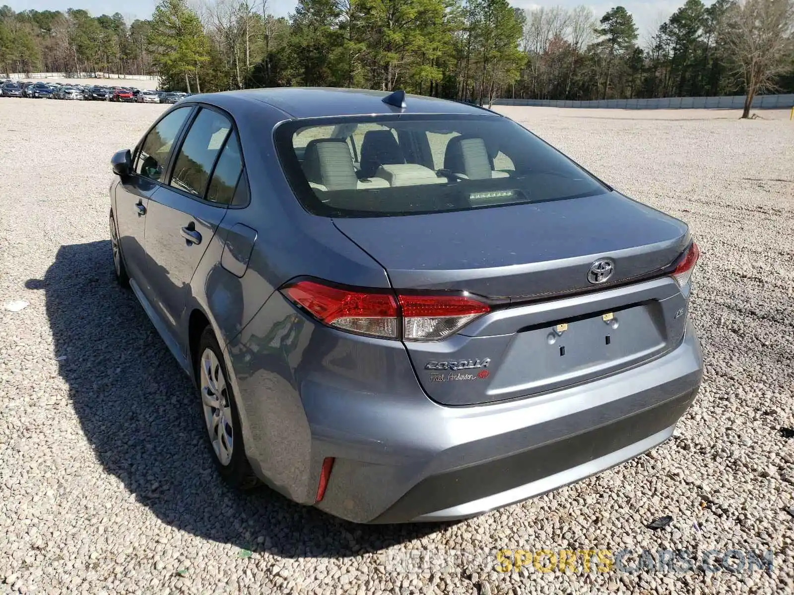 3 Photograph of a damaged car JTDEPRAEXLJ020836 TOYOTA COROLLA 2020