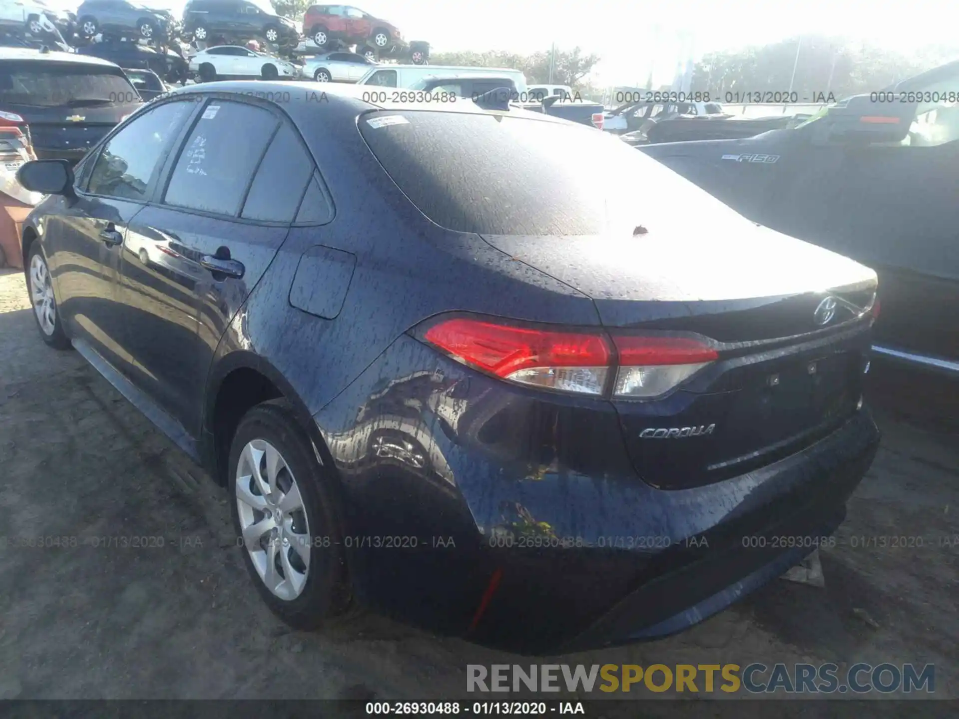 3 Photograph of a damaged car JTDEPRAEXLJ021419 TOYOTA COROLLA 2020