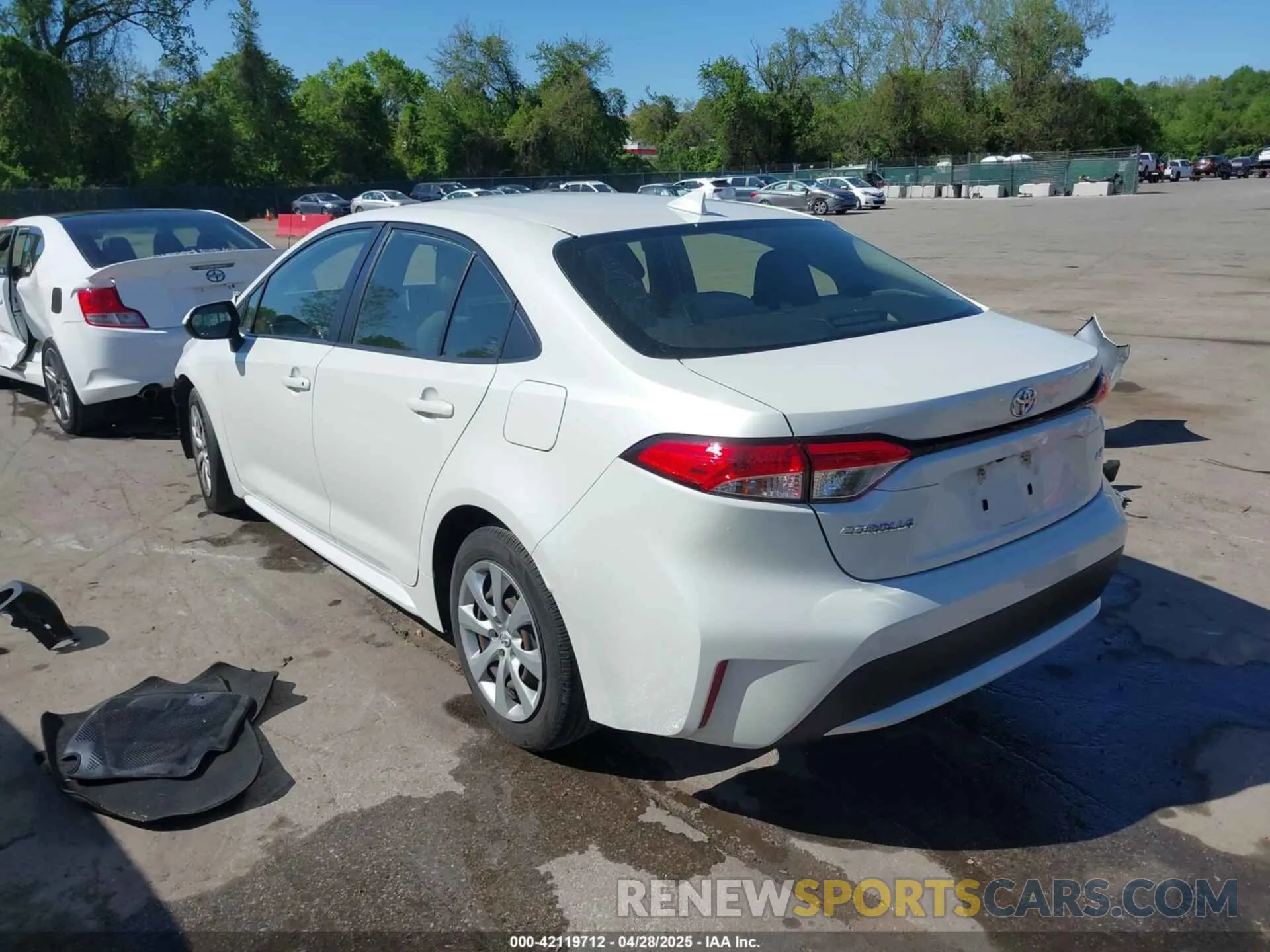 3 Photograph of a damaged car JTDEPRAEXLJ022781 TOYOTA COROLLA 2020