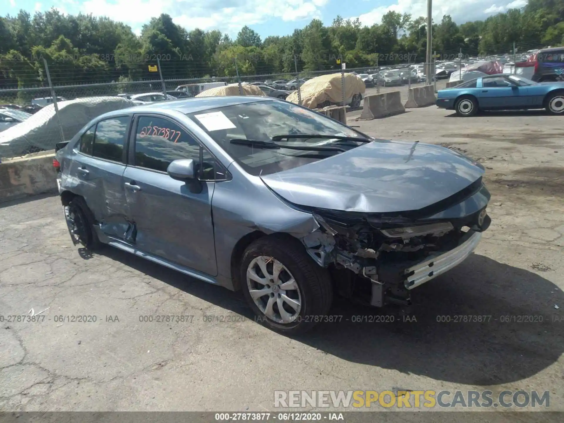 1 Photograph of a damaged car JTDEPRAEXLJ022831 TOYOTA COROLLA 2020