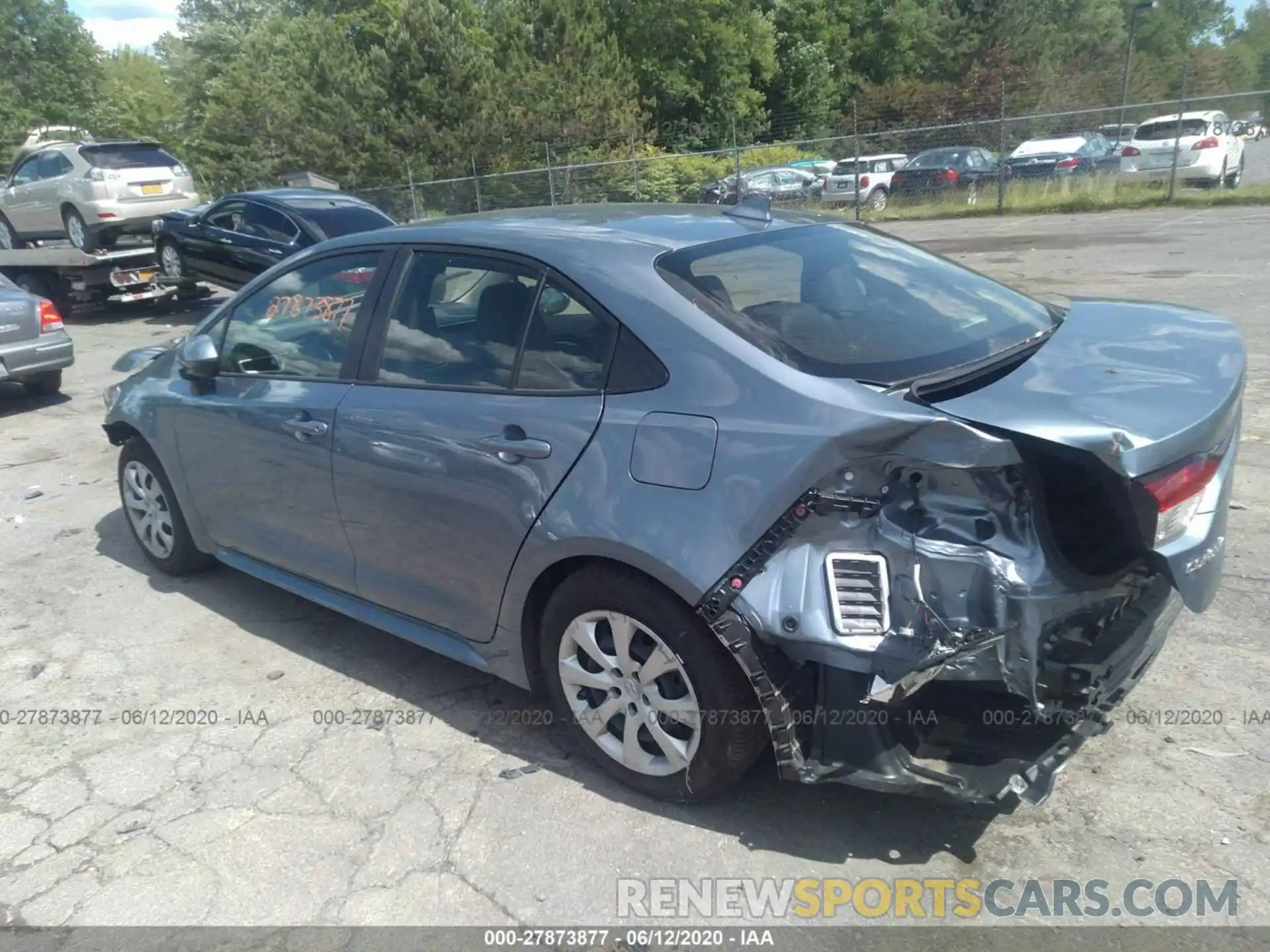 3 Photograph of a damaged car JTDEPRAEXLJ022831 TOYOTA COROLLA 2020