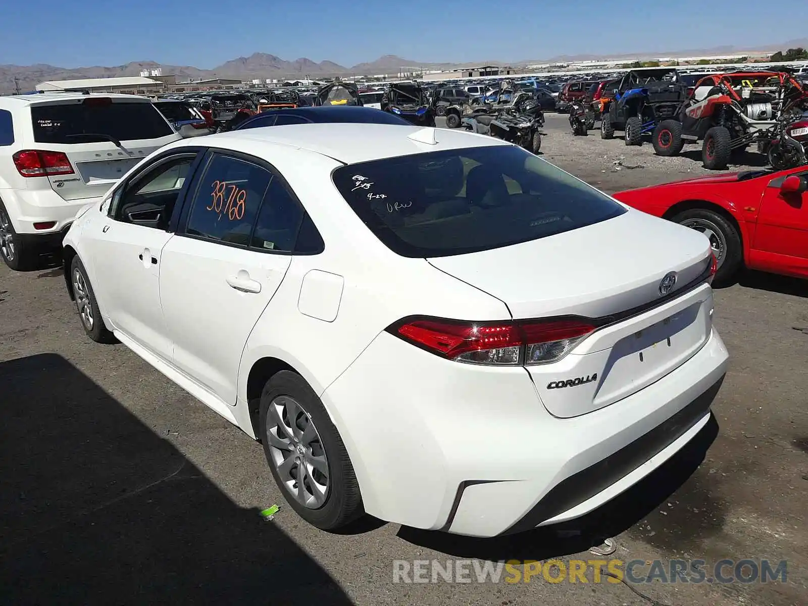 3 Photograph of a damaged car JTDEPRAEXLJ023171 TOYOTA COROLLA 2020