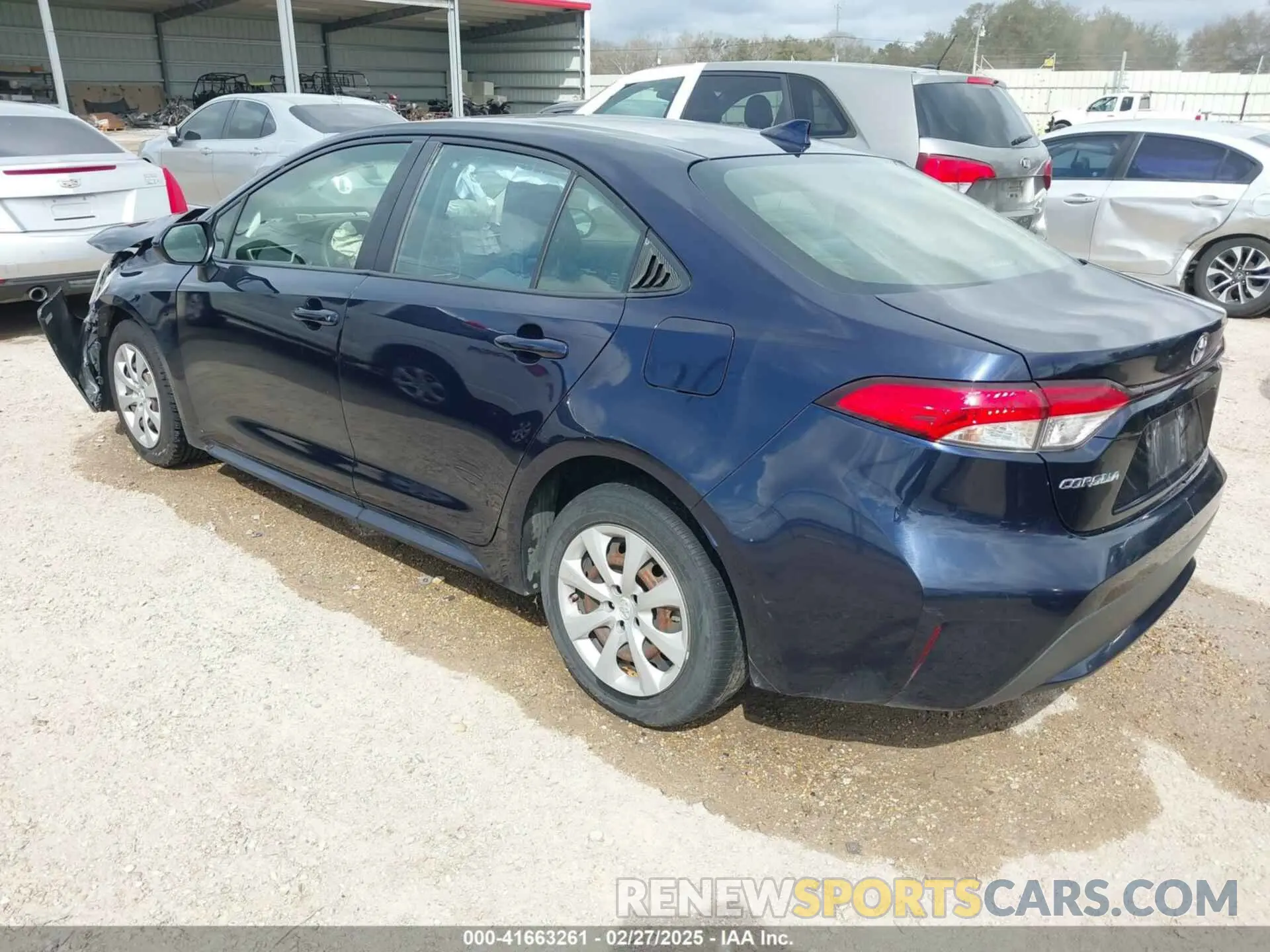3 Photograph of a damaged car JTDEPRAEXLJ023333 TOYOTA COROLLA 2020