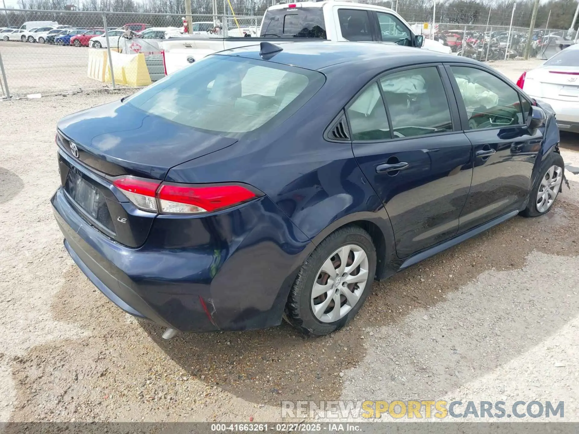 4 Photograph of a damaged car JTDEPRAEXLJ023333 TOYOTA COROLLA 2020