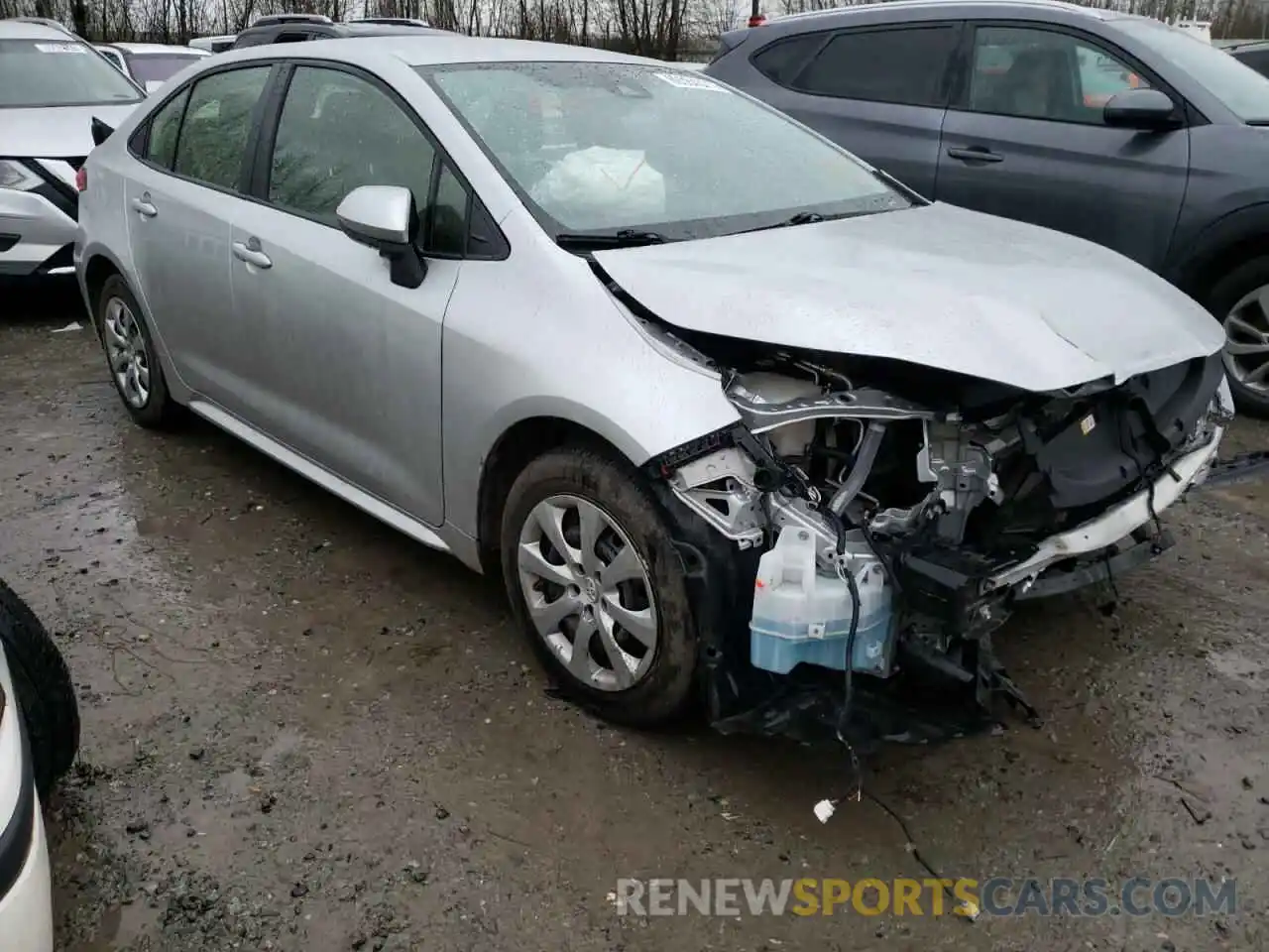 1 Photograph of a damaged car JTDEPRAEXLJ023834 TOYOTA COROLLA 2020