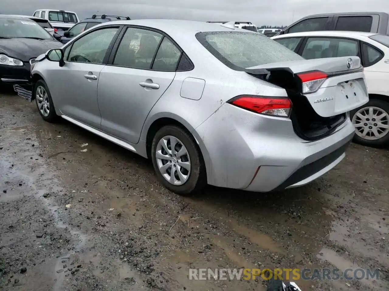 3 Photograph of a damaged car JTDEPRAEXLJ023834 TOYOTA COROLLA 2020