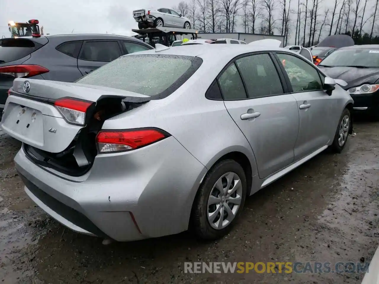 4 Photograph of a damaged car JTDEPRAEXLJ023834 TOYOTA COROLLA 2020